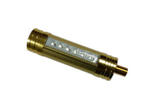 Kein Strahlungs-goldenes Aluminiumhandader-Verzeichnis-Gerät mit sechs rotes Licht-Betriebsmittel USB-Kabel aufgeladen