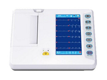 Tragbares Ecg-Monitor-EKG-Überwachungs-System mit 800*480 7 Speicher Zoll LCD/40 Fälle