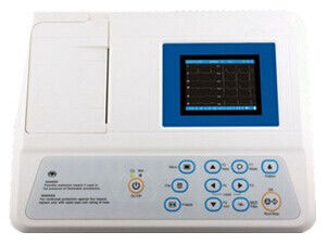 Elektrokardiogramm-Maschine tragbares Ecg-Gerät 80mm 3 Kanal-Format-Aufnahme