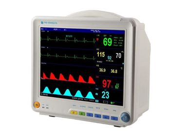 12,1-Zoll hoher Entschließungs-Farbe-LCD-Patientenmonitor mit 6 Standardparametern ECG, RESP, NIBP, SPO2, 2-TEMP, PR/HR