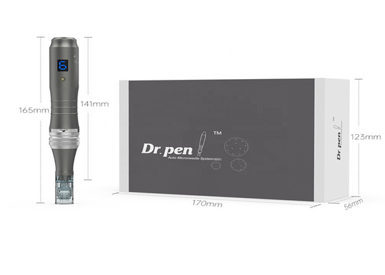 Elektrischer 6 Geschwindigkeiten Mikro-Needlings-Stift mit justierbarer Nadel-Länge Digital-Bildschirmanzeige-0-2.5mm
