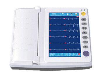 10 Zoll Touch Screen EKG-Überwachungs-System-Aufnahmebetrieb 3ch+++ 6ch 6ch+ 12ch