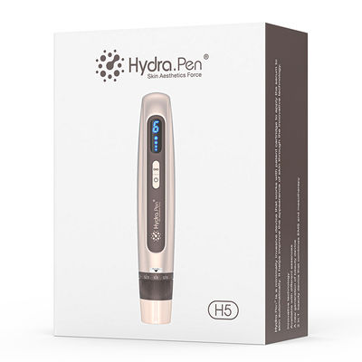 Original Marke Hydra Pen H5 MicroNeedling Derma Pen mit EMS verstellbarer Serumausgabe MTS Verringern Narben feine Linien Falten