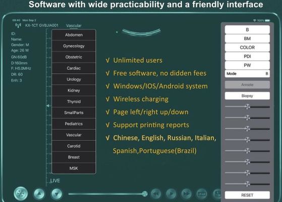 Digitaler drahtloser Hand-Ultraschallscanner